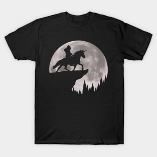 Bigfoot Riding Unicorn T-Shirt